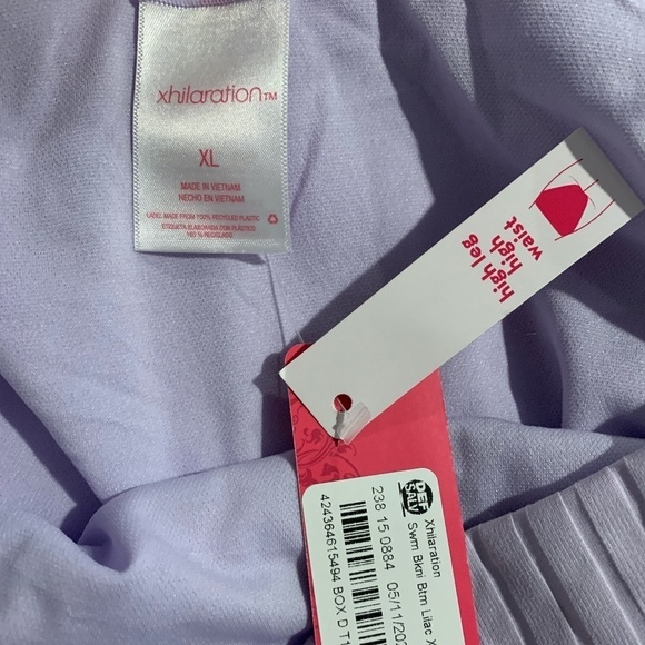 Xhilaration High Leg High Waist Bikini Bottom XL - Picture 4 of 5